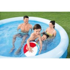 Bestway - Fast Set 10' Round Inflatable Pool Set -Equipment Pools Fast Set 10 Round Inflatable Pool Set 9