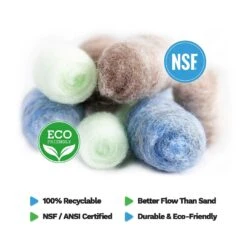 FilterBalls - FilterBalls Blu 10 1 Cubic Ft Of Media -Equipment Pools FilterBalls Blu10 Advanced Filter Media 18