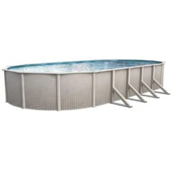 Freestyle 12'x24' X 52" Oval Above Ground Pool Package -Equipment Pools Freestyle 12x24 x 52 Oval Above Ground Pool Package 6