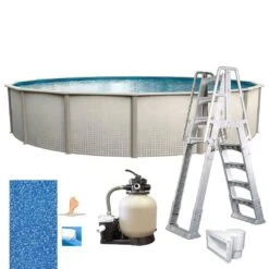 Freestyle 24' X 52" Round Above Ground Pool Package 15 Freestyle 24' X 52" Round Above Ground Pool Package -Equipment Pools Freestyle 24 x 52 Round Above Ground Pool Package 5