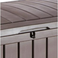 Keter - Glenwood 101 Gallon Deck Box, Brown -Equipment Pools Glenwood 101 Gallon Deck Box Brown 3
