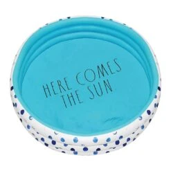Rae Dunn - Indigo Polka Dot Inflatable Mini Pool - Here Comes The Sun 6 Rae Dunn - Indigo Polka Dot Inflatable Mini Pool - Here Comes The Sun -Equipment Pools Indigo Polka Dot Inflatable Mini Pool Here Comes The Sun 2