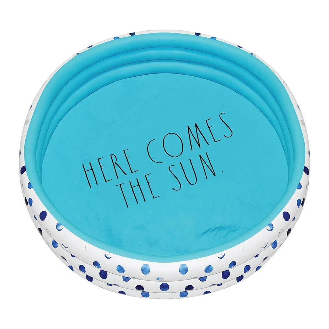 Rae Dunn - Indigo Polka Dot Inflatable Mini Pool - Here Comes The Sun 3 Rae Dunn - Indigo Polka Dot Inflatable Mini Pool - Here Comes The Sun - Image 3