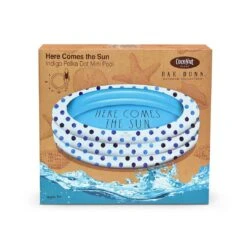Rae Dunn - Indigo Polka Dot Inflatable Mini Pool - Here Comes The Sun 7 Rae Dunn - Indigo Polka Dot Inflatable Mini Pool - Here Comes The Sun -Equipment Pools Indigo Polka Dot Inflatable Mini Pool Here Comes The Sun 3