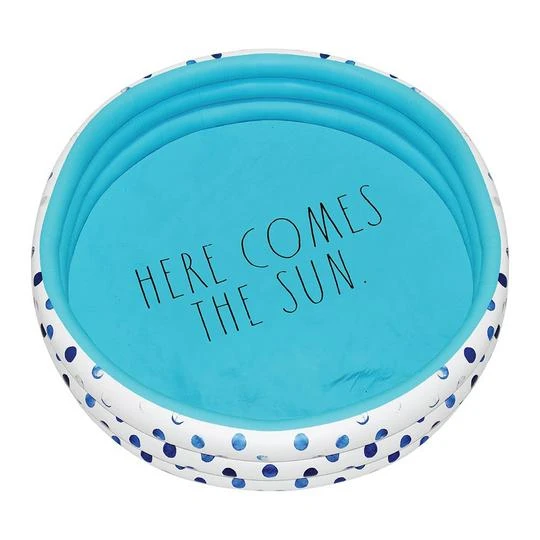 Rae Dunn - Indigo Polka Dot Inflatable Mini Pool - Here Comes The Sun 1 Rae Dunn - Indigo Polka Dot Inflatable Mini Pool - Here Comes The Sun