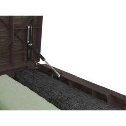 Keter - Java XXL 230 Gallon Resin Rattan-Style Outdoor Storage Deck Box, Brown -Equipment Pools Java XXL 230 Gallon Resin Rattan Style Outdoor Storage Deck Box Brown 3