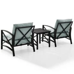 Kaplan 3Pc Outdoor Seating Set - Oatmeal -Equipment Pools Kaplan 3 Pc Outdoor Seating Set 12