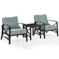 Kaplan 3Pc Outdoor Seating Set - Mist -Equipment Pools Kaplan 3 Pc Outdoor Seating Set 24