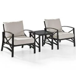 Kaplan 3Pc Outdoor Seating Set - Mist -Equipment Pools Kaplan 3 Pc Outdoor Seating Set 25