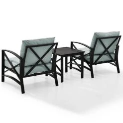 Kaplan 3Pc Outdoor Seating Set - Oatmeal -Equipment Pools Kaplan 3 Pc Outdoor Seating Set 4