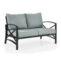 Kaplan Loveseat - Mist -Equipment Pools Kaplan Outdoor Seating Sets 7