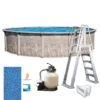 Marina 18' X 52" Round Above Ground Pool Package