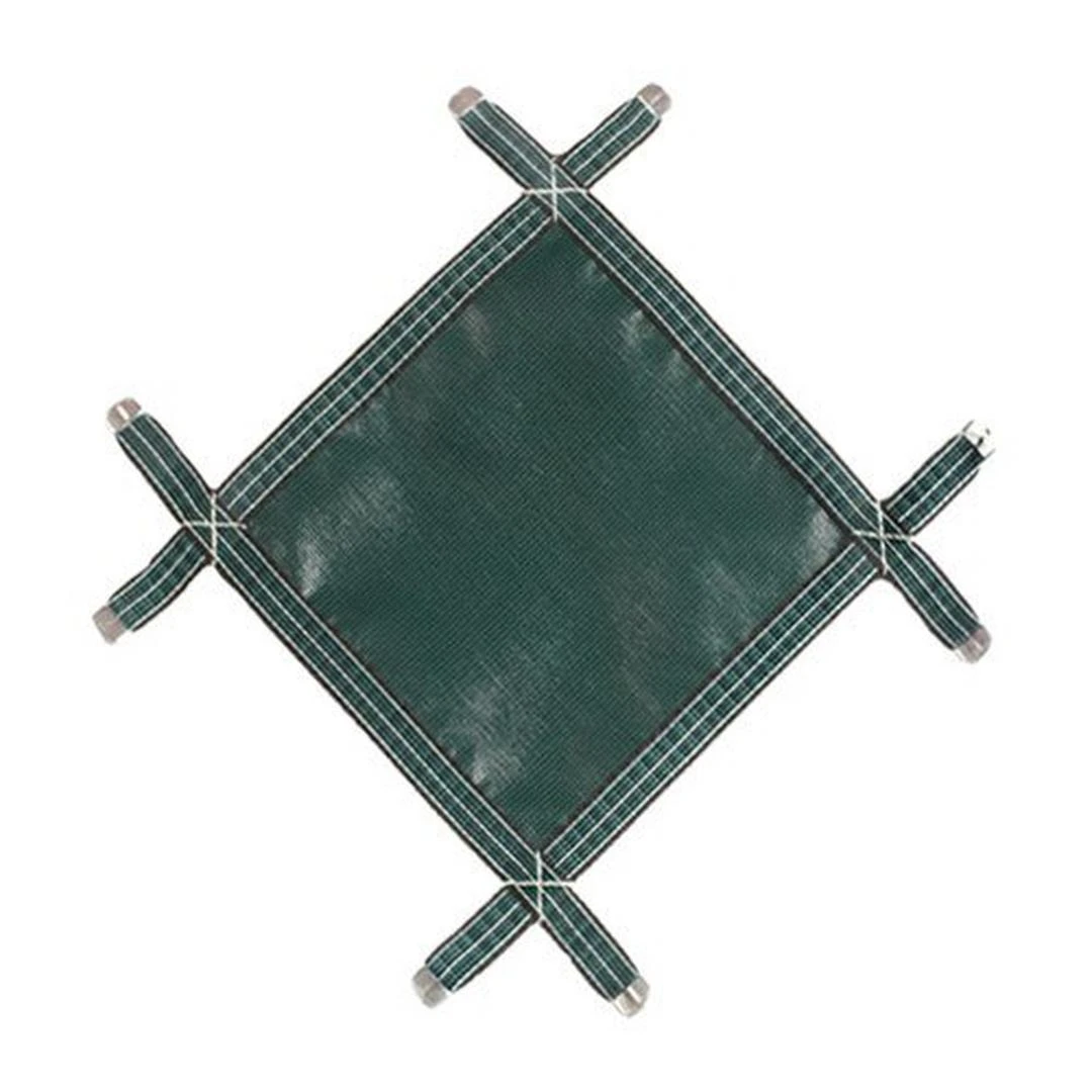 Meyco - Meyco Mesh Safety Cover 16x36 Ft Rectangle With 4x8 Center Step, Green 3 Meyco - Meyco Mesh Safety Cover 16x36 Ft Rectangle With 4x8 Center Step, Green - Image 3