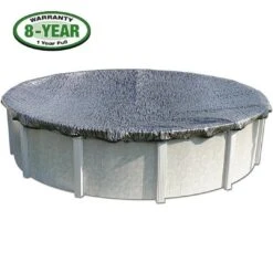 Hinspergers Poly - Micro Mesh 16' X 32' Oval Winter Pool Cover, 8 Year Warranty -Equipment Pools Micro Mesh Winter Pool Cover 16x32 ft Oval 6