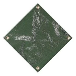 Midwest Canvas - 16' X 32' Oval Winter Pool Cover, 12 Year Warranty, Green