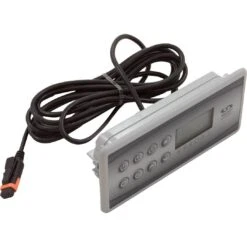 Gecko - Topside, 8 Button, 3 Output, LCD, W/Overlay, 0607-007067 -Equipment Pools Overlay 0607 007067 2