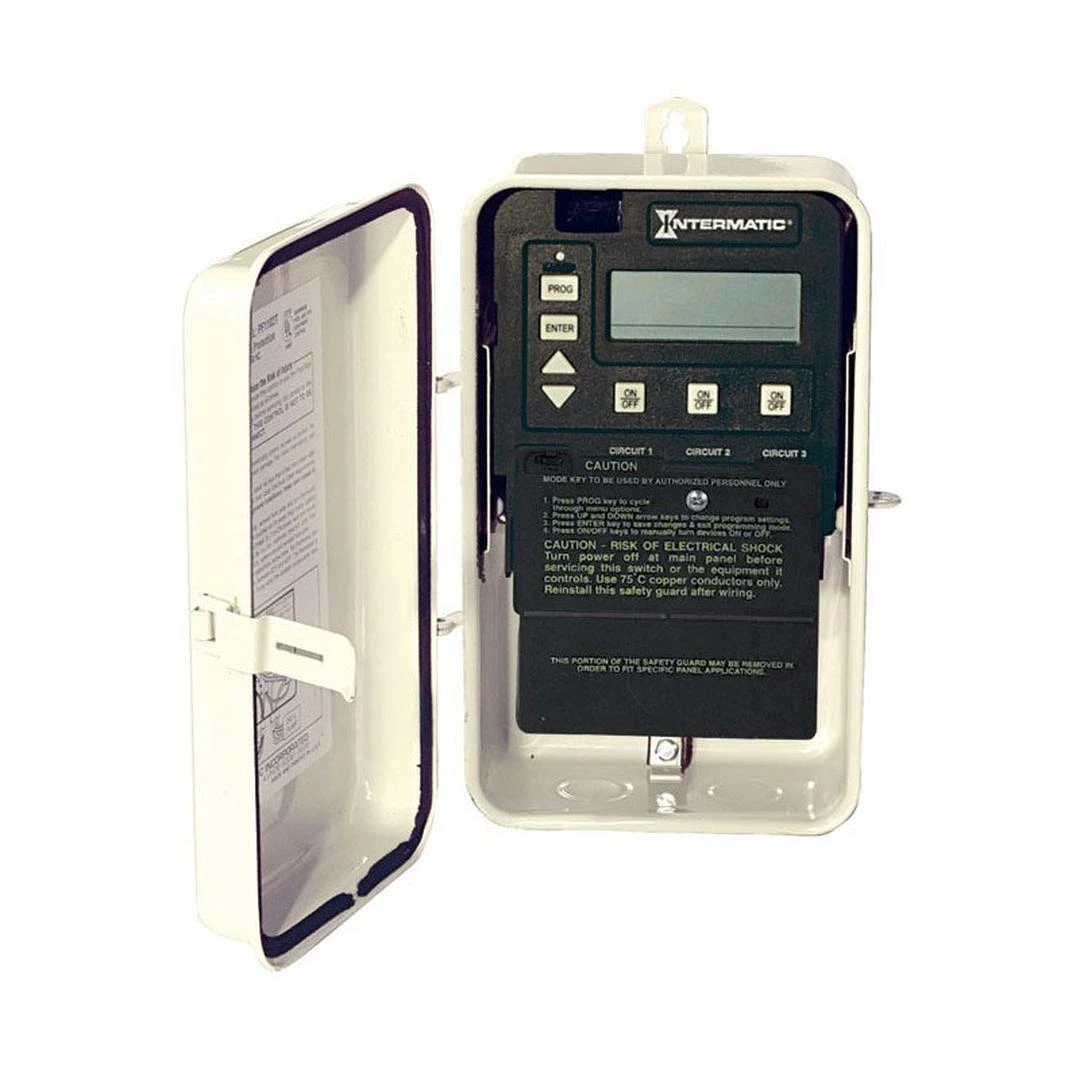 Intermatic - P1353ME Digital 3-circuit Time Control With Metal Enclosure 6 Intermatic - P1353ME Digital 3-circuit Time Control With Metal Enclosure - Image 6