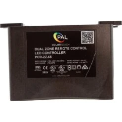 PAL Lighting - PCR-2Z 65W Multi Color Dual Zone 4 Wire Transformer And Controller, 24VDC -Equipment Pools PCR 2Z 65W Multi Color Dual Zone 4 Wire Transformer and Controller 24VDC 10