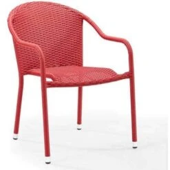 Palm Harbor Wicker Stacking Chair Set -Equipment Pools Palm Harbor Wicker Stacking Chair Set 2