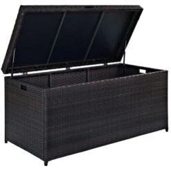 Palm Harbor Wicker Storage Bin -Equipment Pools Palm Harbor Wicker Storage Bin 2