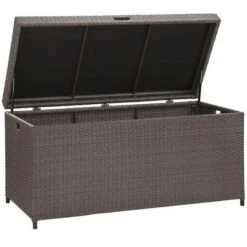 Palm Harbor Wicker Storage Bin -Equipment Pools Palm Harbor Wicker Storage Bin 3