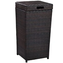Palm Harbor Wicker Trash Bin 9 Palm Harbor Wicker Trash Bin -Equipment Pools Palm Harbor Wicker Trash Bin 3
