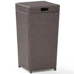 Palm Harbor Wicker Trash Bin 10 Palm Harbor Wicker Trash Bin -Equipment Pools Palm Harbor Wicker Trash Bin 4