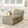 Big Joe - Patio 2-Piece Sectional Couch, Castor Gray