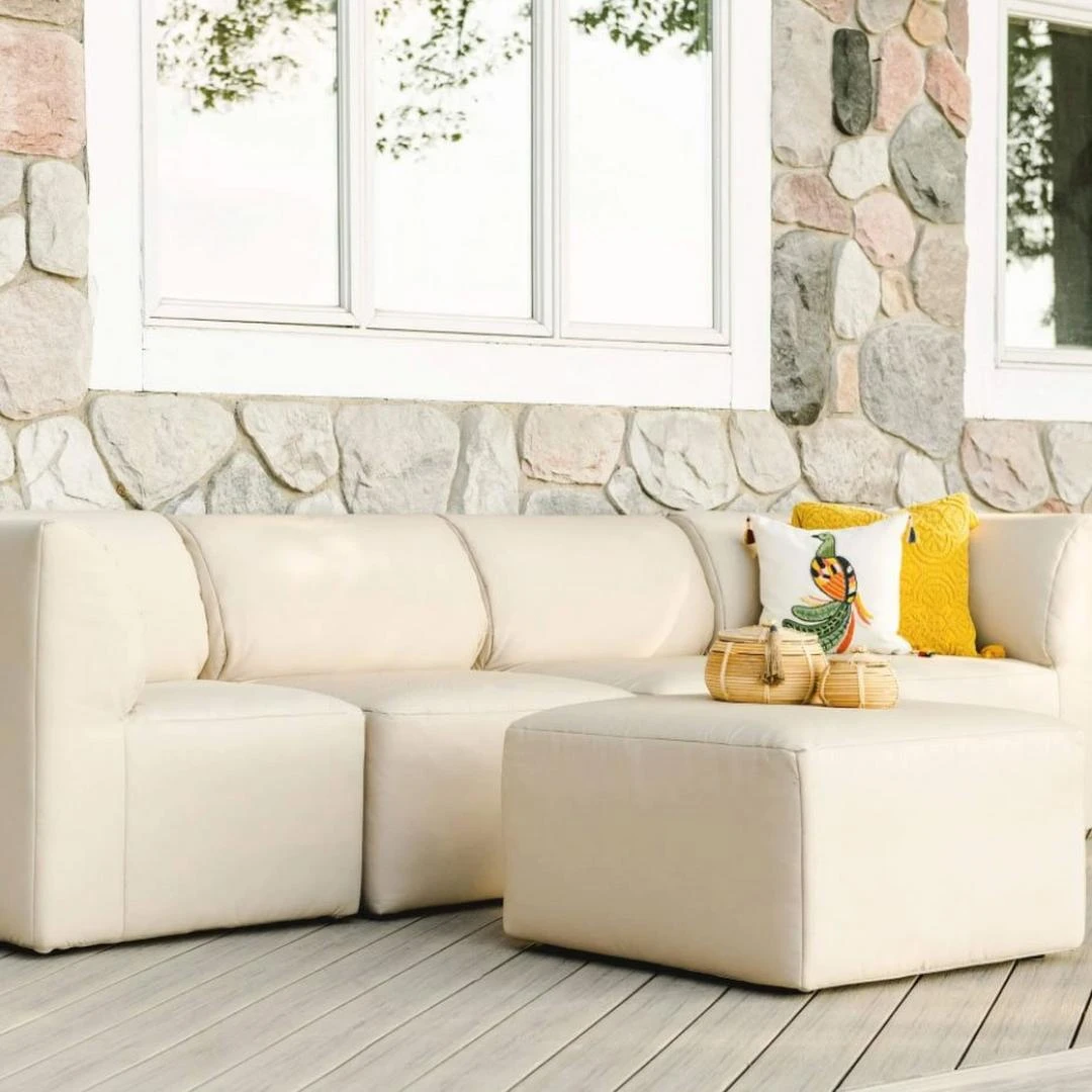 Big Joe - Patio 5-Piece Sectional Couch, Terra Bask 3 Big Joe - Patio 5-Piece Sectional Couch, Terra Bask - Image 3