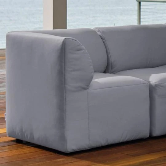 Big Joe - Patio Corner Chair, Light Gray 1 Big Joe - Patio Corner Chair, Light Gray