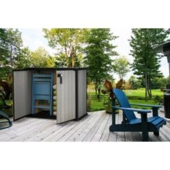 Keter - Patio Store Shed, Grey -Equipment Pools Patio Store Shed Grey 3