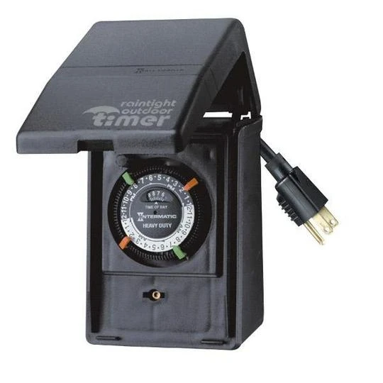 Intermatic - Portable Outdoor 24-Hour Timer With 13 Inch Cord 1 Intermatic - Portable Outdoor 24-Hour Timer With 13 Inch Cord