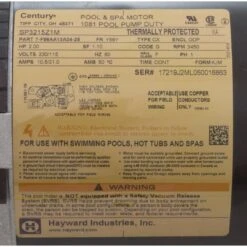 Hayward - Power End Pool Motor For 2HP 1-Speed Tristar Pool Pump, Max Rate 17 Hayward - Power End Pool Motor For 2HP 1-Speed Tristar Pool Pump, Max Rate -Equipment Pools Power End Pool Motor for 2HP 1 Speed Tristar Pool Pump Max Rate 7