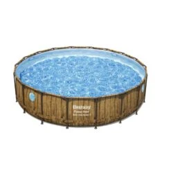 Bestway - Power Steel Swim Vista 18' Round Above Ground Pool Set -Equipment Pools Power Steel Swim Vista 18 Round Above Ground Pool Set 11