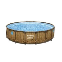 Bestway - Power Steel Swim Vista 18' Round Above Ground Pool Set