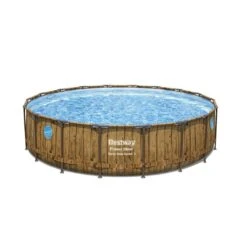 Bestway - Power Steel Swim Vista 18' Round Above Ground Pool Set -Equipment Pools Power Steel Swim Vista 18 Round Above Ground Pool Set 9