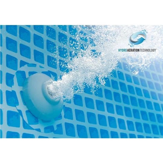 Intex - Prism Frame Greywood Above Ground Pool 18' Round X 48" Depth 3 Intex - Prism Frame Greywood Above Ground Pool 18' Round X 48" Depth - Image 3