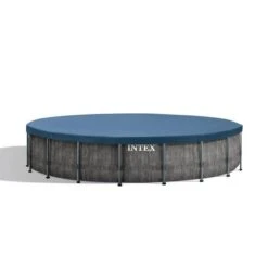 Intex - Prism Frame Greywood Above Ground Pool 18' Round X 48" Depth 20 Intex - Prism Frame Greywood Above Ground Pool 18' Round X 48" Depth -Equipment Pools Prism Frame Greywood Above Ground Pool 18 Round x 48 Depth 6