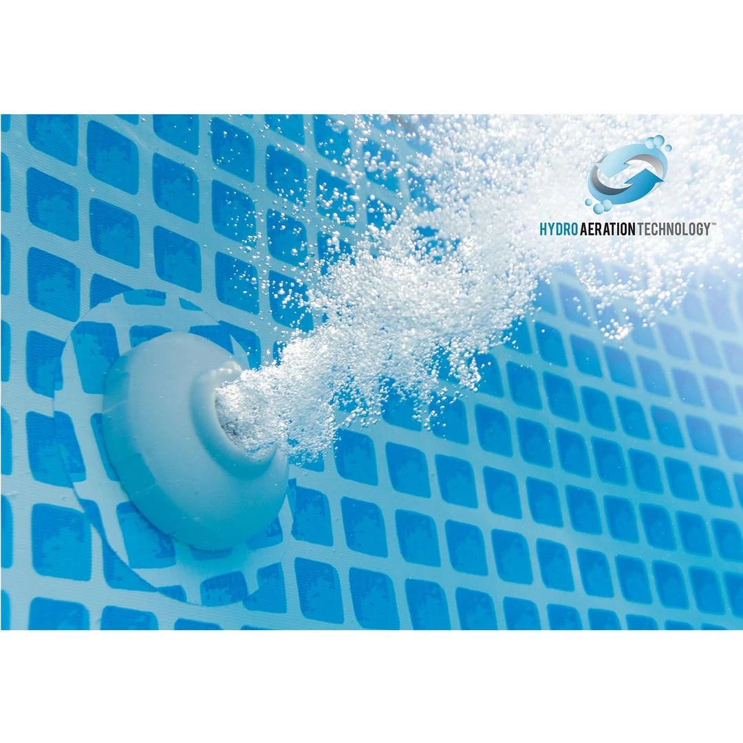 Intex - Prism Frame Greywood Above Ground Pool 18' Round X 48" Depth 10 Intex - Prism Frame Greywood Above Ground Pool 18' Round X 48" Depth - Image 10