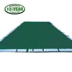 Polar Plus 16' X 32' Rectangle Right Side Step Winter Pool Cover With 13 Blue 8 Ft. Double Water Tubes 9 Polar Plus 16' X 32' Rectangle Right Side Step Winter Pool Cover With 13 Blue 8 Ft. Double Water Tubes -Equipment Pools Pro Strength Polar Plus Winter Pool Cover 16x32 ft Rectangle with Step Options 3