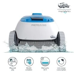Dolphin - Proteus DX3 Robotic Pool Cleaner -Equipment Pools Proteus DX3 Robotic Pool Cleaner 10