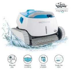 Dolphin - Proteus DX4 Robotic Pool Cleaner With PowerStream Technology 28 Dolphin - Proteus DX4 Robotic Pool Cleaner With PowerStream Technology -Equipment Pools Proteus DX4 Robotic Pool Cleaner with PowerStream Technology 10