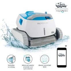 Dolphin - Proteus DX5i Robotic Pool Cleaner With Wi-Fi -Equipment Pools Proteus DX5i Robotic Pool Cleaner with Wi Fi 10
