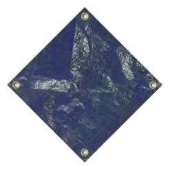 Midwest Canvas - 12' X 20' Rectangle Winter Pool Cover, 10 Year Warranty, Blue -Equipment Pools Rectangle Winter Pool Cover 10 Year Warranty Blue 15