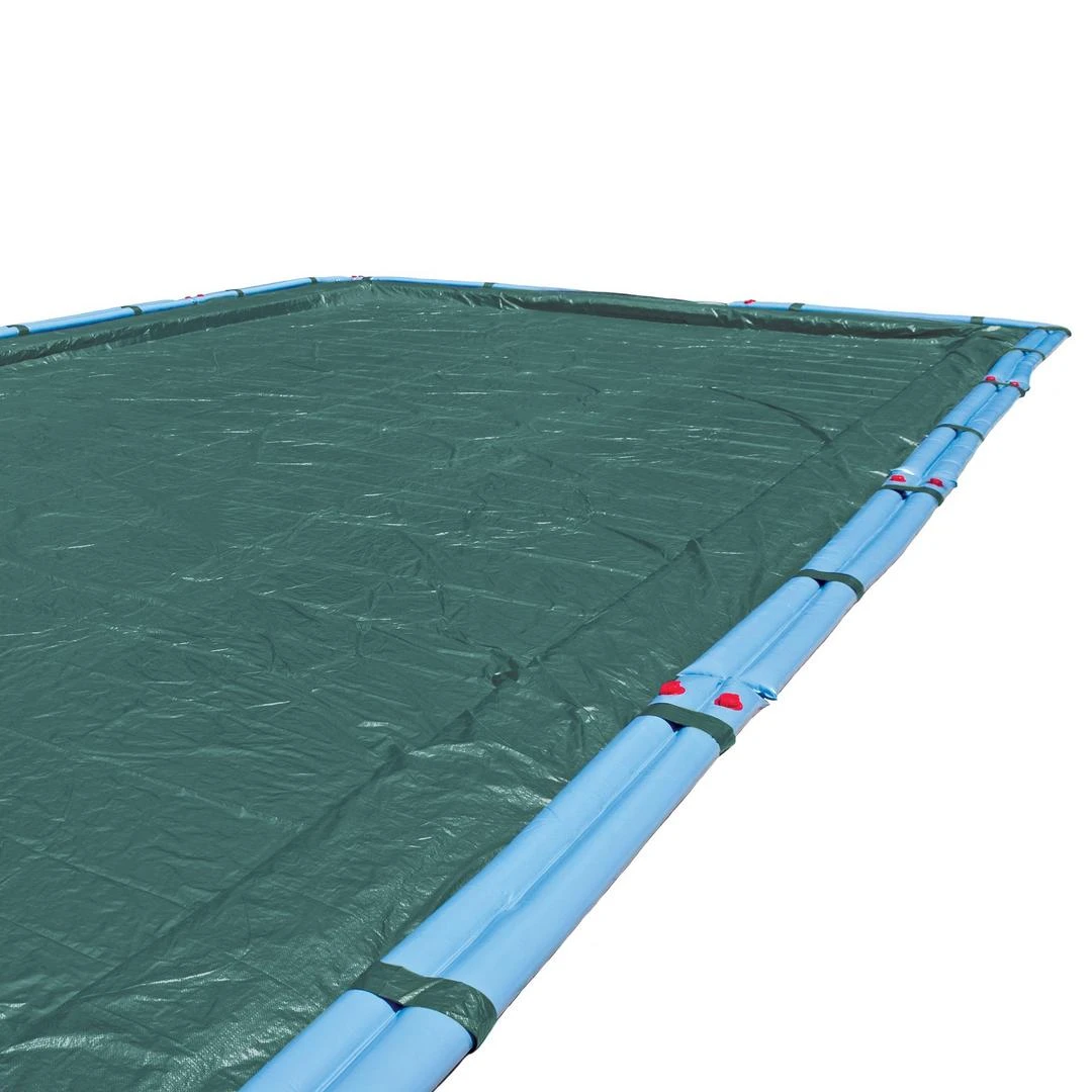 Midwest Canvas - 20' X 40' Rectangle Winter Pool Cover, 12 Year Warranty, Green 8 Midwest Canvas - 20' X 40' Rectangle Winter Pool Cover, 12 Year Warranty, Green - Image 8
