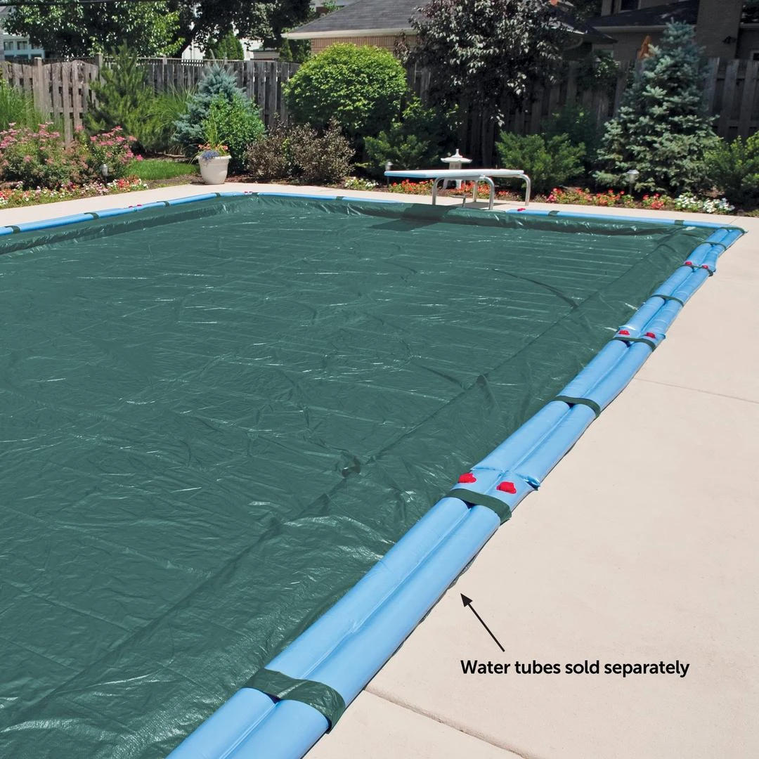 Midwest Canvas - 20' X 40' Rectangle Winter Pool Cover, 12 Year Warranty, Green 9 Midwest Canvas - 20' X 40' Rectangle Winter Pool Cover, 12 Year Warranty, Green - Image 9