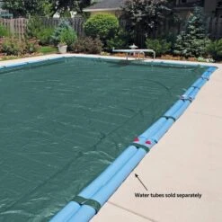Midwest Canvas - 12' X 20' Rectangle Winter Pool Cover, 12 Year Warranty, Green 13 Midwest Canvas - 12' X 20' Rectangle Winter Pool Cover, 12 Year Warranty, Green -Equipment Pools Rectangle Winter Pool Cover 12 Year Warranty Green 3