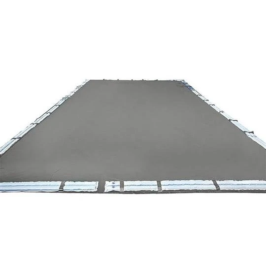 Midwest Canvas - Rectangle Winter Pool Cover, 16 Year Warranty, Silver 2 Midwest Canvas - Rectangle Winter Pool Cover, 16 Year Warranty, Silver - Image 2