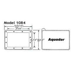 Aquador - Skimmer Faceplate And Lid For Hayward In-Ground Pool Skimmer -Equipment Pools Skimmer Faceplate and Lid for Hayward In Ground Pool Skimmer 4