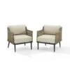 Crosley - Southwick 2-Piece Outdoor Wicker Armchair Set